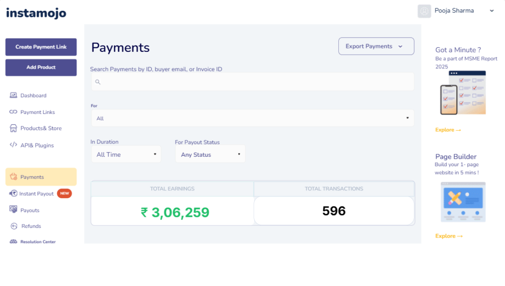PAYMENT PROOF